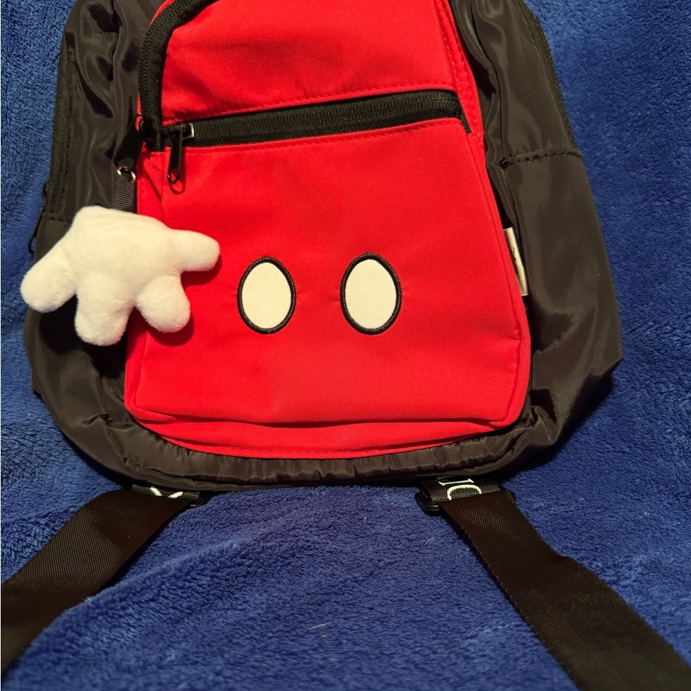 NWOT Mickey Mouse Red and Black Backpack